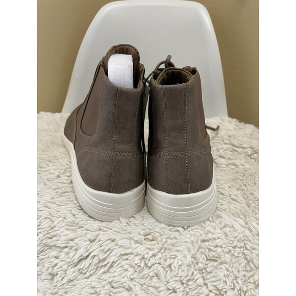NIB ALDO Ashdale Men\'s Ankle Boots Brown Size 12 Almond Toe Laces Chukka Boot main image 12